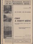 Ceny a odbyt dříví - náhled