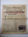 Völkischer Beobachter - Kampfblatt der national-sozialistischen Bewegung Großdeutschlands - Wiener Ausgabe 2. November 1941 - náhled