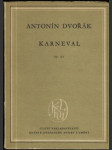 Antonín dvořák - karneval, op. 92 - náhled