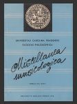 Miscellanea musicologica XXI - XXIII (1970) - náhled
