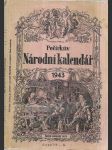 Pečírkův Národní kalendář 1943 - náhled