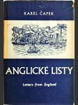 Anglické listy - pro větší názornost provázené obrázky autorovými / Letters from England - náhled