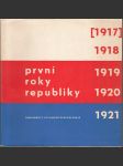 První roky republiky - Dokumenty Východočeského kraje - náhled