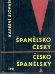 Španělsko  český - česko  španělský  kapesní  slovník - náhled