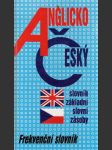 Anglicko - český slovník základní slovní zásoby - náhled