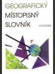 Geografický místopisný slovník - náhled