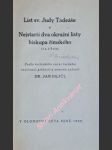 List sv. judy tadeáše a nejstarší dva okružní listy biskupa římského ( 1 a 2 petr ) - judas thaddaeus - náhled