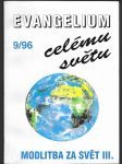 Evangelium celému světu - modlitba za svět III. - 9 / 96 - náhled
