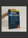 Moderní management : základní myšlenkové směry - náhled
