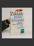 Základy práva Evropské unie pro ekonomy - náhled