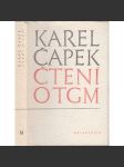 Čtení o TGM [prezident Masaryk, Karel Čapek] - náhled