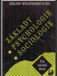 Základy psychologie, sociologie - náhled