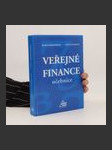 Veřejné finance - učebnice - náhled