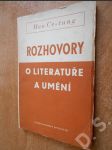 Rozhovory o literatuře a umění - náhled