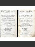 Dictionnaire portatif de la langue françoise, 2 sv. [18. století; francouzský slovník; gramatika; francouzština; de Wally] - náhled