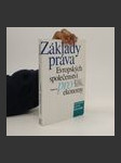 Základy práva Evropských společenství pro ekonomy - náhled