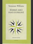 Římské jaro paní Stoneové - náhled