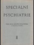 Speciální psychiatrie - náhled