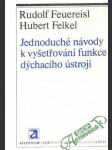 Jednoduché návody k vyšetřování funkce dýchacího ústrojí - náhled