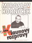 Klaunovy rozpravy: Úvahy, fejetony, rozhovory, ankety z let 1956-1986 - náhled