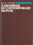 A grammar of contemporary Slovak - náhled