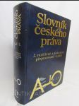 Slovník českého práva A-O (1. díl) - náhled