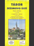 Tábor, Sezimovo Ústí - plán města 1:10 000 s mapou okolí 1:100^000 - GPS - náhled