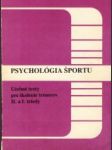 Psychológia športu - náhled