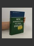 New introduction to legal English. Revised edition. Volume I - náhled