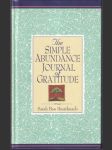 The Simple abundance journal of gratitude - náhled