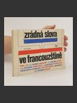 Zrádná slova ve francouzštině - náhled