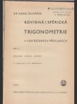 Rovinná i sférická trigonometrie v 1500 řešených příkladech I. - náhled