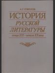 История русской литературы конца XIX века - начала XX. века - náhled