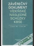 Závěrečný dokument vídeňské následné schuzky KBSE - náhled