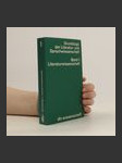 Grundzüge der Literatur- und Sprachwissenschaft. Band 1, Literaturwissenschaft - náhled