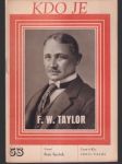 Kdo je  F. W. Taylor - náhled