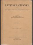 Latinská čítanka pro VII.třídu gymnasií a reálných gymnasií - náhled