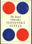 Slovenská syntax - náhled