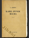 Karel Hynek Mácha - studie literární a povahopisná - náhled