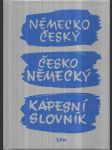 Německo-český a česko-německý kapesní slovník - náhled