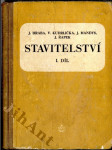 Stavitelství - Učební text pro prům. školy stavební. 1. díl - náhled