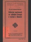 Válečné možnosti ve střední Evropě a tažení v Habeši - náhled