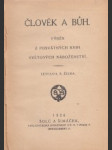 Člověk a Bůh. Výběr z posvátných knih světových náboženství - náhled