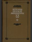 История русской литературы XX века . Дооктябрский период - náhled