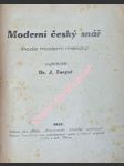 Moderní český snář ( podle moderní metody ) - turgot j. - náhled