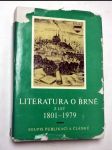 Literatura o brně 1801 - 1979 - náhled