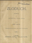 Zloduch - román od Seména Zemljaka + Pozdní odplata - román - náhled