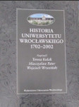 Historia uniwersytetu wroclawskiego 1702-2002 - náhled