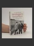 Heideggers Testament: Der Philosoph, der Spiegel und die SS - náhled