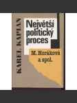 Největší politický proces - M. Horáková a spol. - náhled